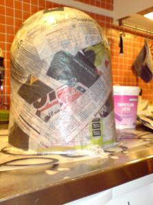 Austronauthjälm i vardande